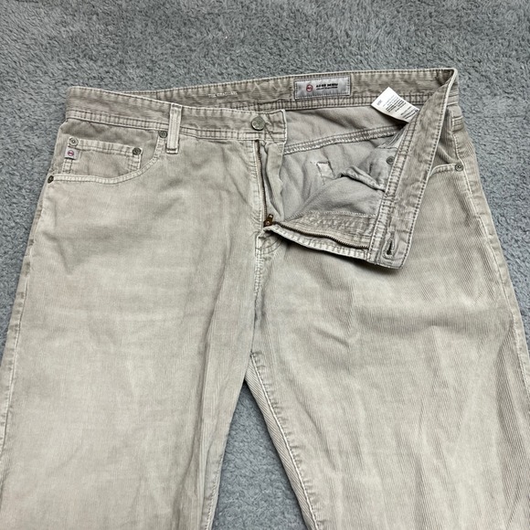 Ag Adriano Goldschmied Other - AG Adriano Goldschmied Corduroy Pants Mens 36 The Graduate Sand Beige